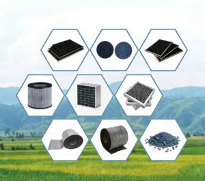 Glue-free carbon fabric